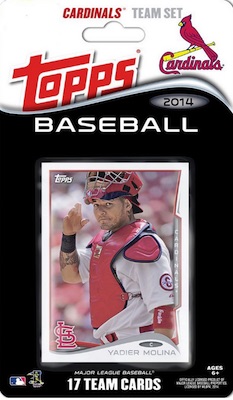 MLB Saint Louis Cardinals Team Trading Card Set