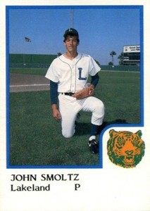 John Smoltz Atlanta Braves 1989 Score # 616 Rookie Card