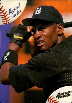 Sold at Auction: 1994 Classic Michael Jordan Baseball Card