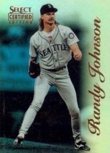 2022 Stadium Club Red Foil Parallel #254 Randy Johnson - Seattle Mariners -  HOF