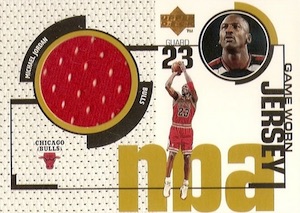 michael jordan jersey card