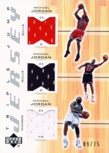 2021 Sportscards Jersey Fusion #MJ96 Michael Jordan Game Used Jersey Card  SEALED