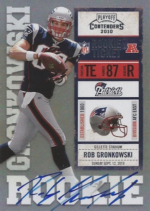 Rob Gronkowski Autographed Jersey Rookie RC 2010 Panini Crown Royal 39/50  SIgned - C&S Sports and Hobby