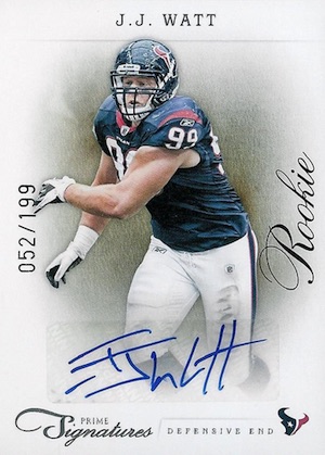 JJ Watt Rookie Cards Guide, Top List, Best Autographs, Gallery