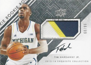 2013-14 Exquisite Collection Tim Hardaway Jr #78