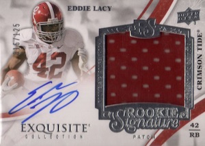 2013 Exquisite Collection Eddie Lacy #183