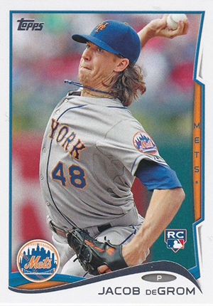 2014 Donruss The Rookies #74 Jacob DeGrom New York Mets rookie card - Mint  Condition Ships in Brand New Holder