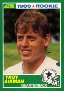 1989 Score Troy Aikman RC #270