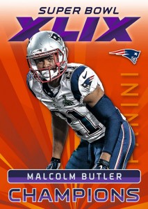 New England Patriots 2014 Panini Super Bowl XLIX Champions Limited Edition  Factory Sealed 25 Card Team Set with First Malcolm Butler Rookie Year Card