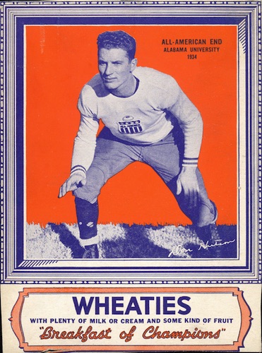 1935 Wheaties All-Americans of 1934 Don Hutson