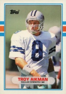 1995 Collector's Edge Instant Replay Troy Aikman Dallas Cowboys #6