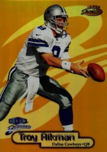 1998 Fleer Brilliants 24-Karat Gold Parallel Troy Aikman #32