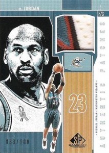 michael jordan jersey card