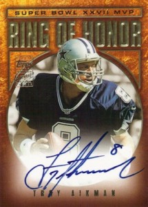 2002 Topps Ring of Honor Autographs Troy Aikman #RH-TA