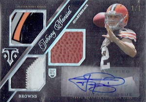 Johnny Manziel football card (Cleveland Browns, Texas A&M) 2014 Topps Valor  Rookie #50 at 's Sports Collectibles Store