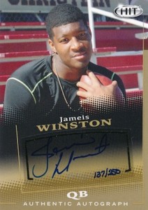 2015 Sage Hit Base Gold Autographs Jameis Winston #A5
