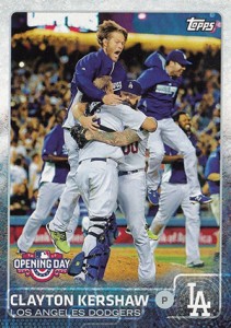 2015 Topps Opening Day Variation 40 Clayton Kershaw