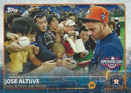 2015 Topps Opening Day Variation Jose Altuve