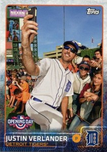 2015 Topps Opening Day Variation Justin Verlander