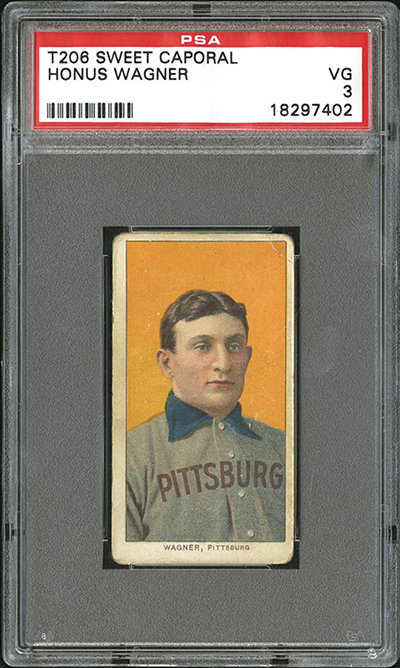 PSA 3 T206 Honus Wagner Sells for $1.3 Million