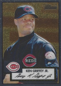 2010 Topps Heritage Chrome c148 Ken Griffey Jr. 318/1961