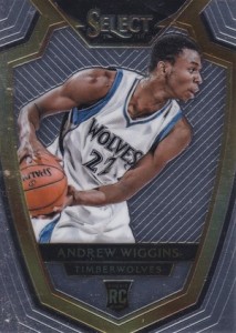 2014-15 Panini Select Andrew Wiggins RC #120 Premier