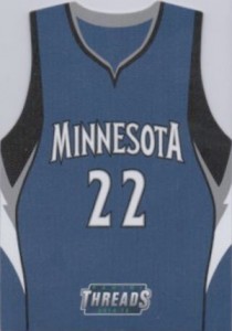 2014-15 Panini Threads Andrew Wiggins RC Team jersey Die-Cut