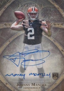 Johnny Manziel football card (Cleveland Browns, Texas A&M) 2014 Topps Valor  Rookie #50 at 's Sports Collectibles Store