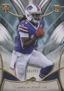 : SAMMY WATKINS 2014 ELITE NEW BREED JERSEY RC PATCH 87