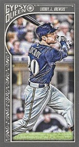 2015 Topps GQ Mini Var 162 Jonathan Lucroy