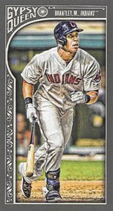 2015 Topps GQ Mini Var 165 Michael Brantley