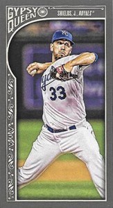 2015 Topps GQ Mini Var 179 James Shields