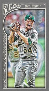 2015 Topps GQ Mini Var 182 Sonny Gray