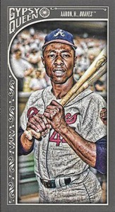 2015 Topps GQ Mini Var 2 Hank Aaron