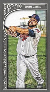2015 Topps GQ Mini Var 90 Carlos Santana