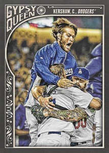 2015 Topps GQ Var 119 Kershaw