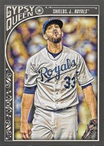 2015 Topps GQ Var 179 James Shields