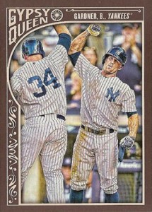 2015 Topps GQ Var 291 Brett Gardner