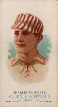 1887 N28 Allen & Ginter Baseball Charles Comiskey