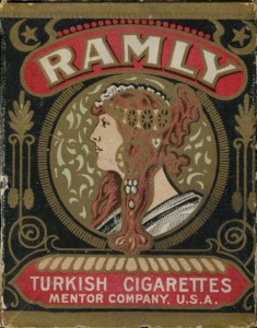 1909 T204 Baseball Ramly Cigarettes Box