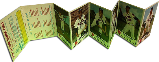 Johnston Cookies Hank Aaron Rookie Card