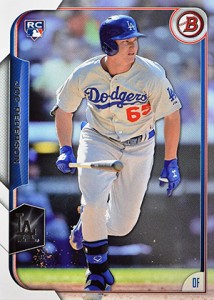 2015 Topps Chrome Baseball #129 Joc Pederson Rookie Card