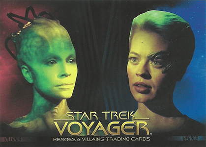 2015 Rittenhouse Star Trek Voyager: Heroes and Villains Trading Cards 1