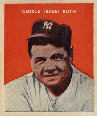 1932 U.S. Caramel Baseball Babe Ruth