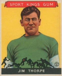 1933 Sport Kings Football Jim Thorpe