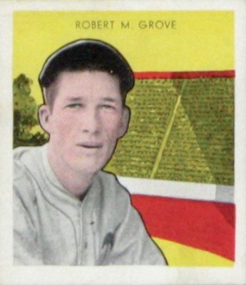 1933 Tattoo Orbit Baseball Robert Lefty Grove