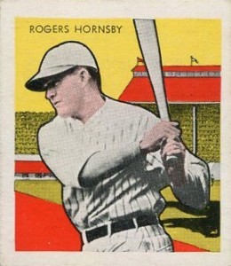 1933 Tattoo Orbit Baseball Roger Hornsby