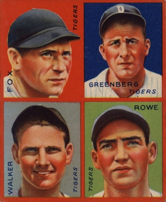  1935 Goudey 4 in 1 Reprint #27-3 Babe Ruth - Boston