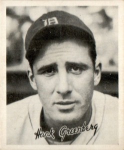 1936 Goudey Baseball Hank Greenberg