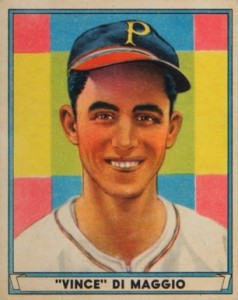 1941 Play Ball Baseball Vince DiMaggio